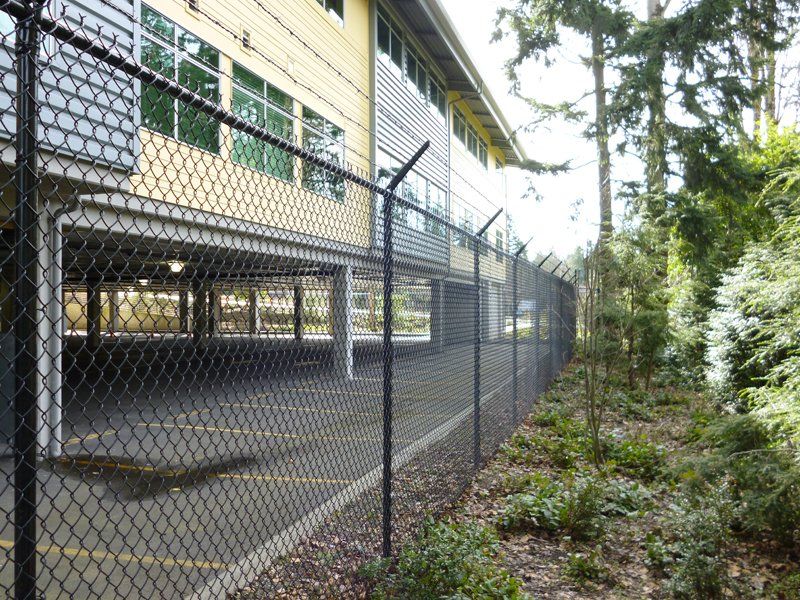 Chain Fence with Wire — Auburn, WA — Rainier Fencing & Decking