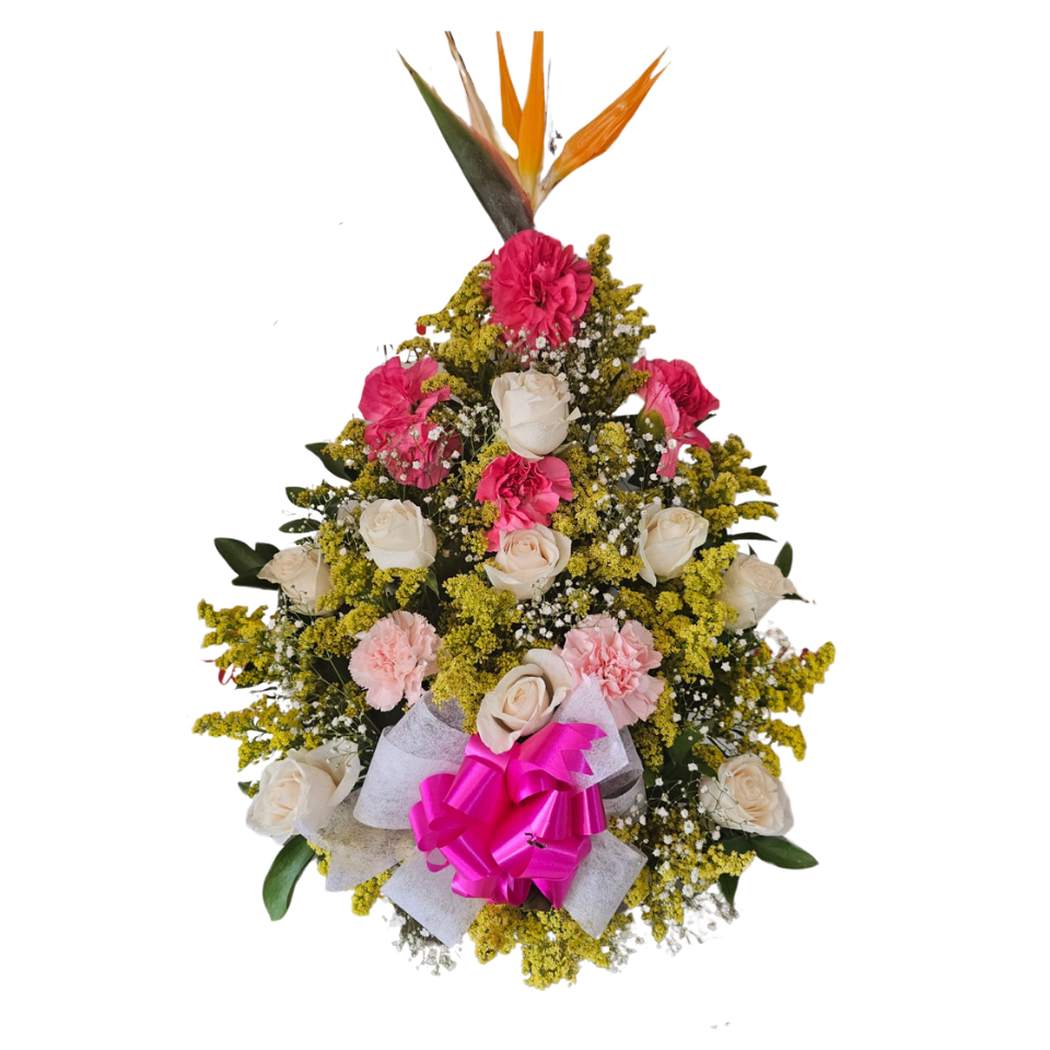 ramo de rosas rosadas