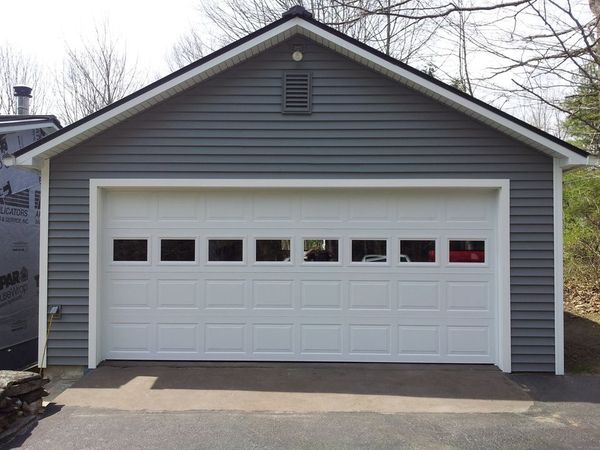 White Garage Door — Portland, ME — Overhead Door Company