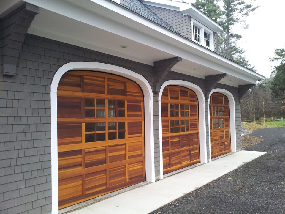 Wood Design Garage Door — Portland, ME — Overhead Door Company