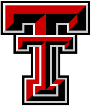 A black and red letter t on a white background