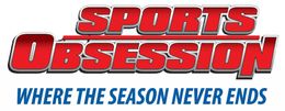 The logo for sports obsession where the season never ends