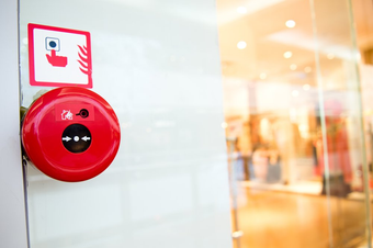 fire alarm button