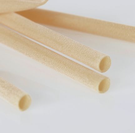 Primo piano delle Candele, una tipologia di pasta secca trafilata al bronzo Valdoro.