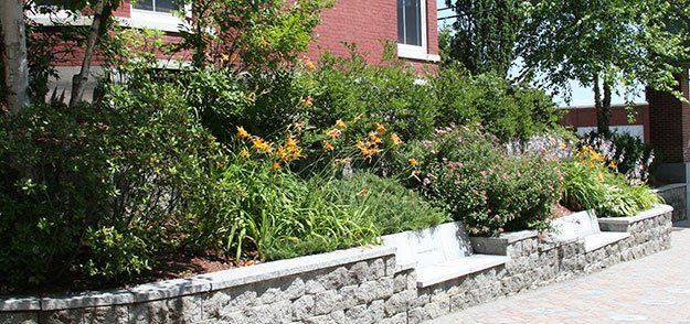 Garden Wall Hardscape — Concord, NH — Brochu Nursery And Landscaping