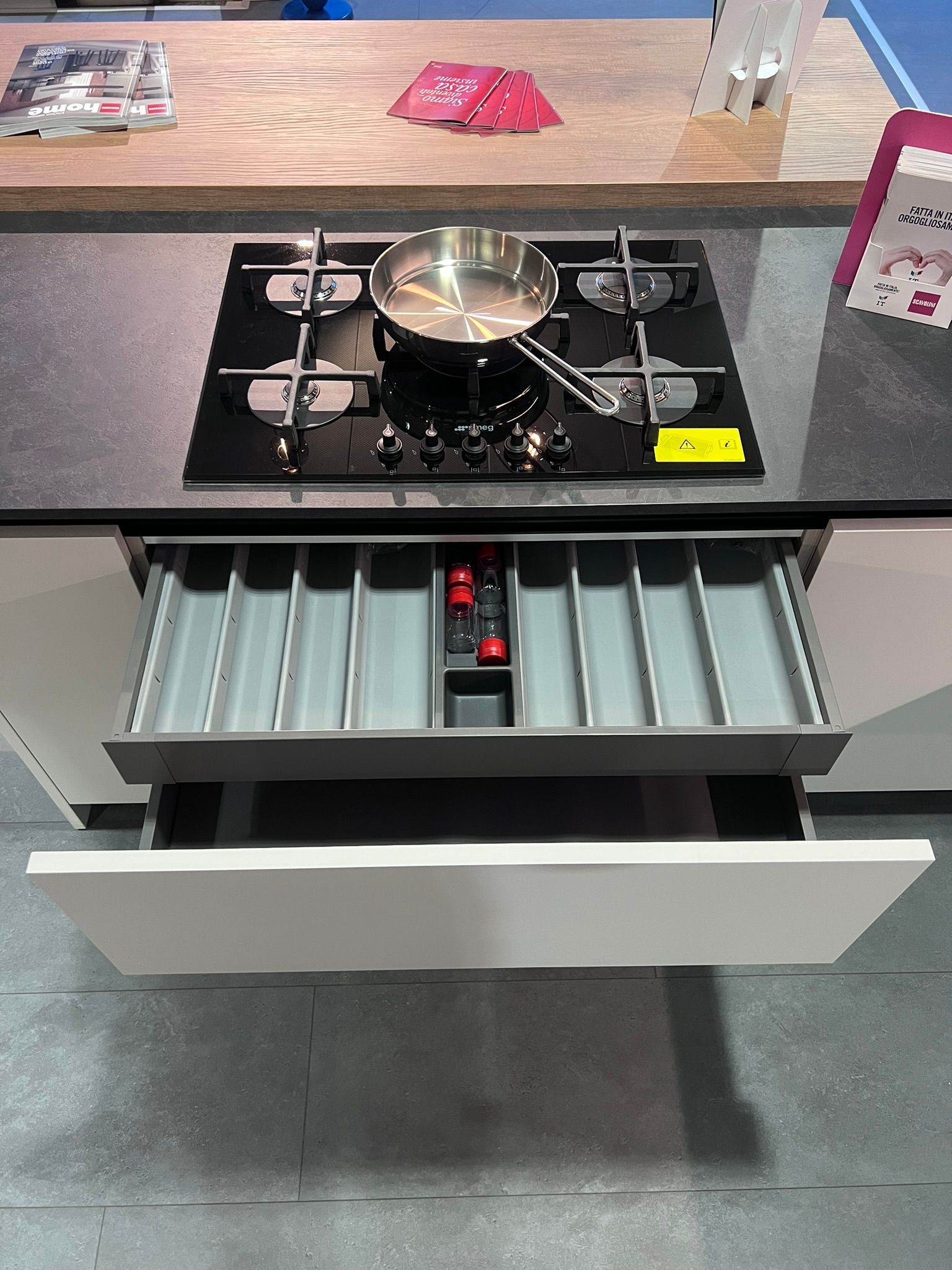 Immagine della cucina Liberamente di Scavolini, esposta presso Arredamenti Capelli