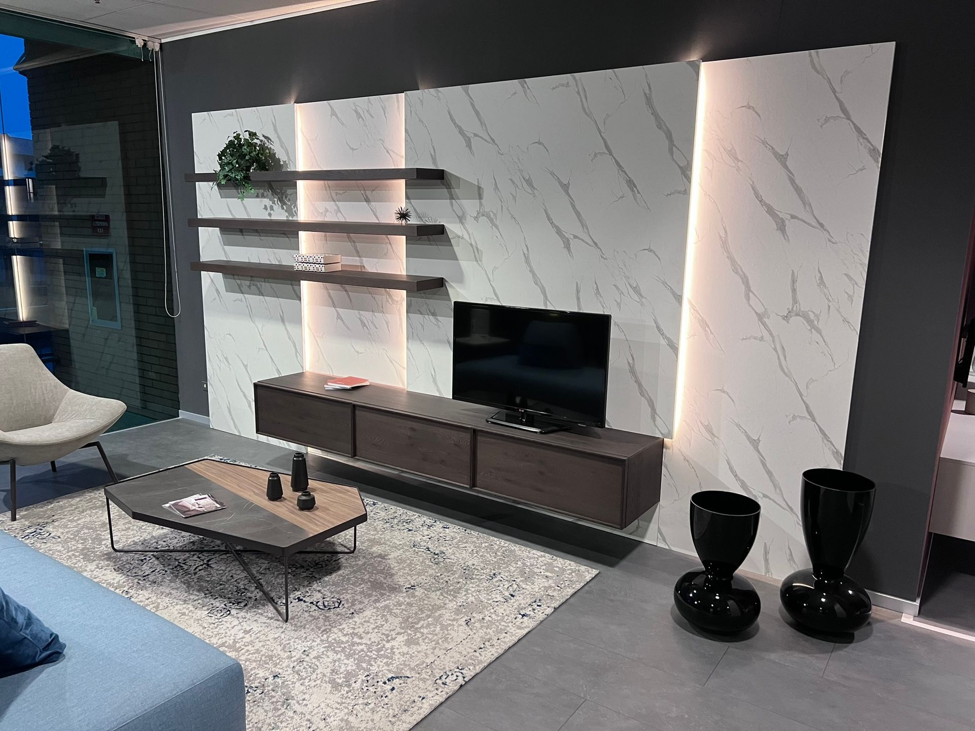 Immagine del living Moka di Maronese ACF, esposto presso Arredamenti Capelli