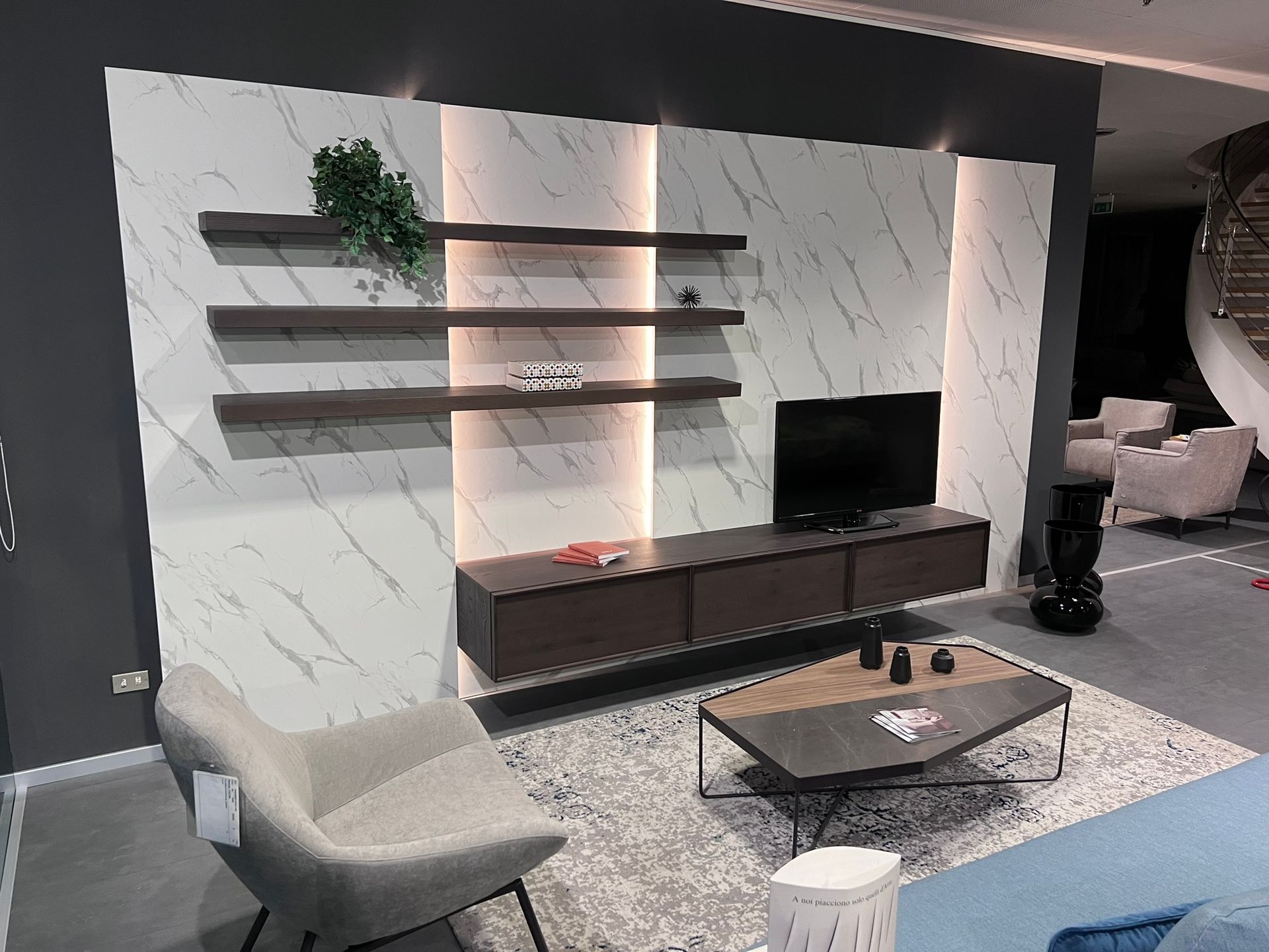 Immagine del living Moka di Maronese ACF, esposto presso Arredamenti Capelli