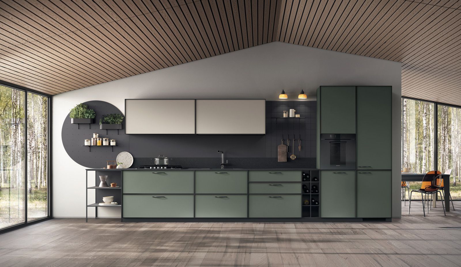 Immagine di una cucina Jeometrica di Scavolini 