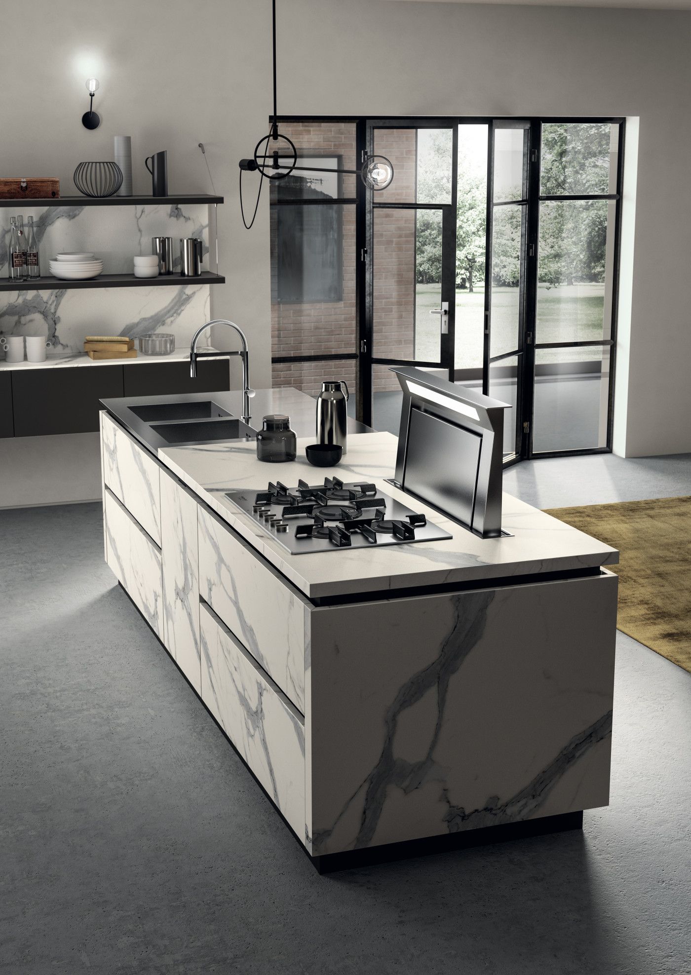 Immagine di una cucina LiberaMente di Scavolini 