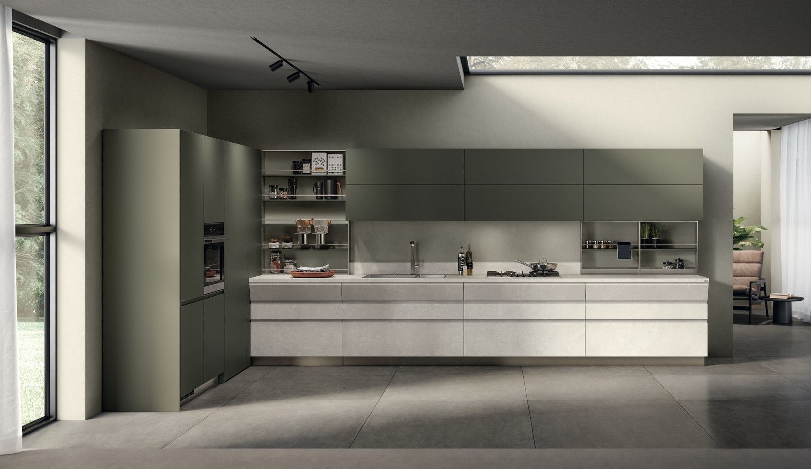 Immagine di una cucina Motus di Scavolini