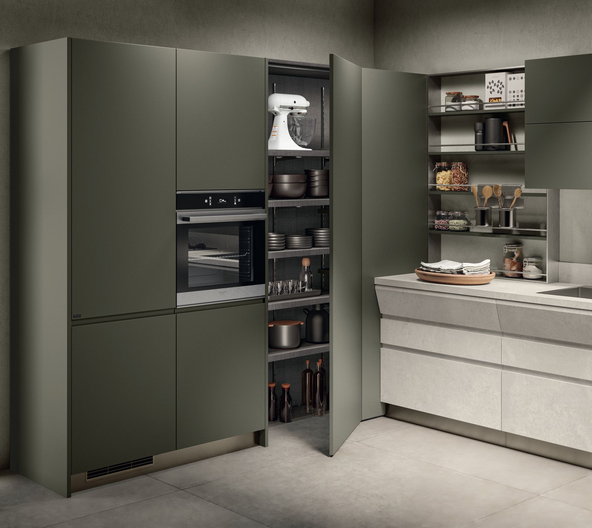 Immagine di una cucina Motus di Scavolini