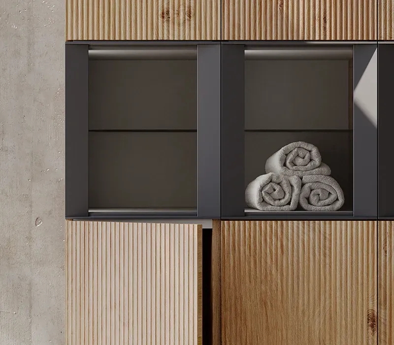 Immagine di un bagno Rustech di Arteba bagni