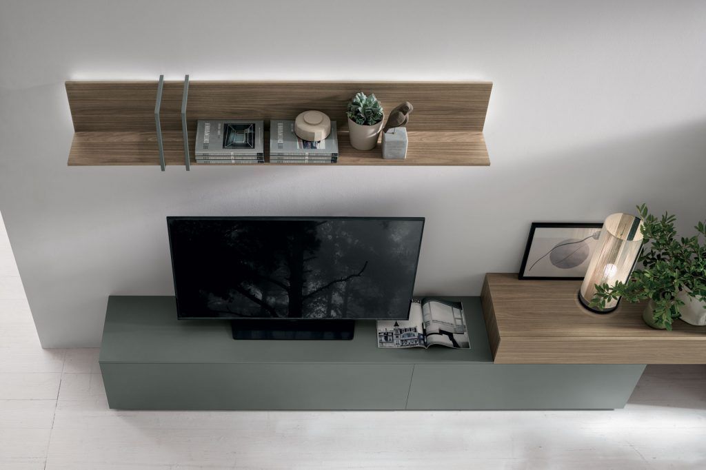 Immagine di una living di Tomasella, composizione 114