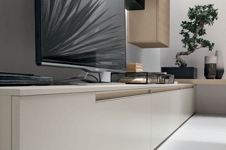 Immagine di un living di Tomasella, composizione 125