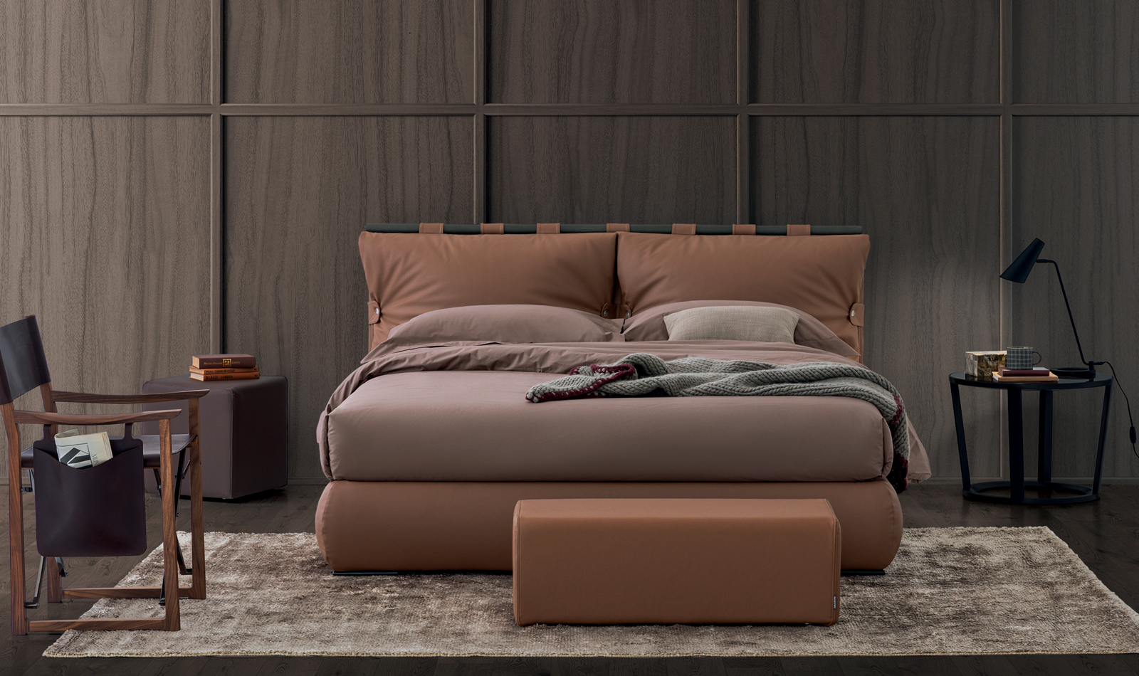 Immagine di un letto matrimoniale Dual di Oggioni