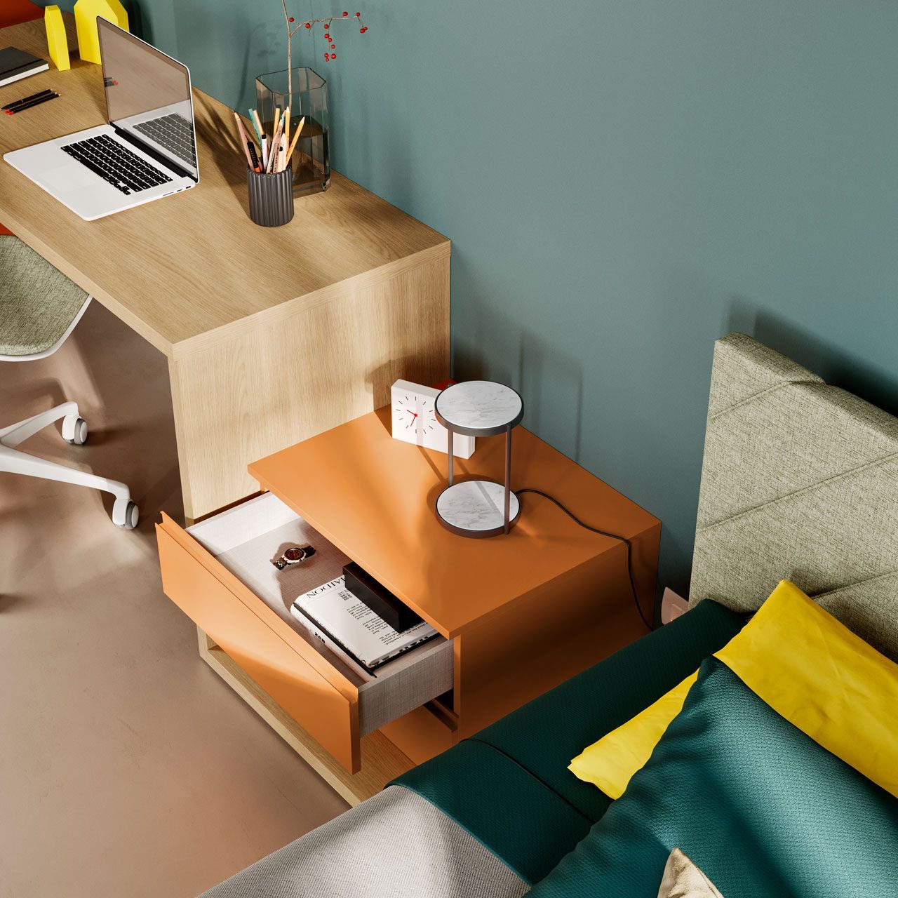 Immagine di una cameretta Mistral, composizione 6