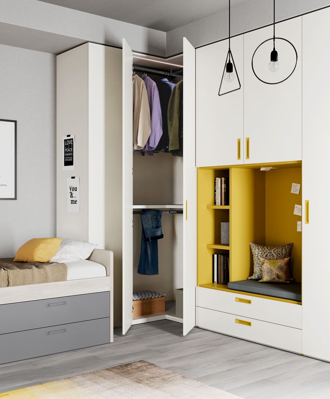 Immagine di una cameretta Mistral, composizione 12