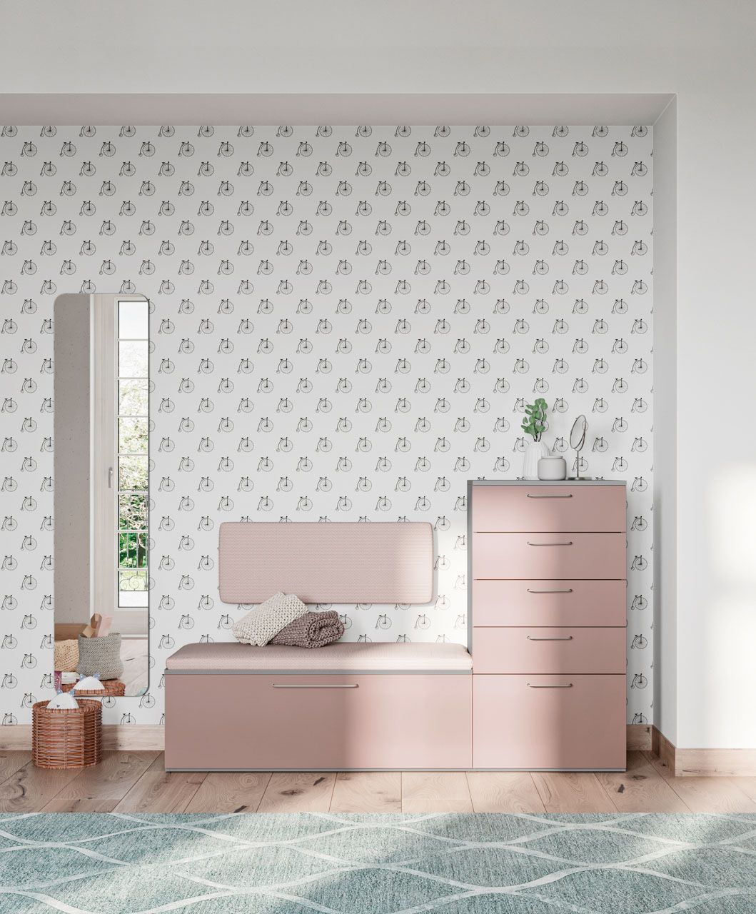 Immagine di una cameretta Mistral, composizione 53