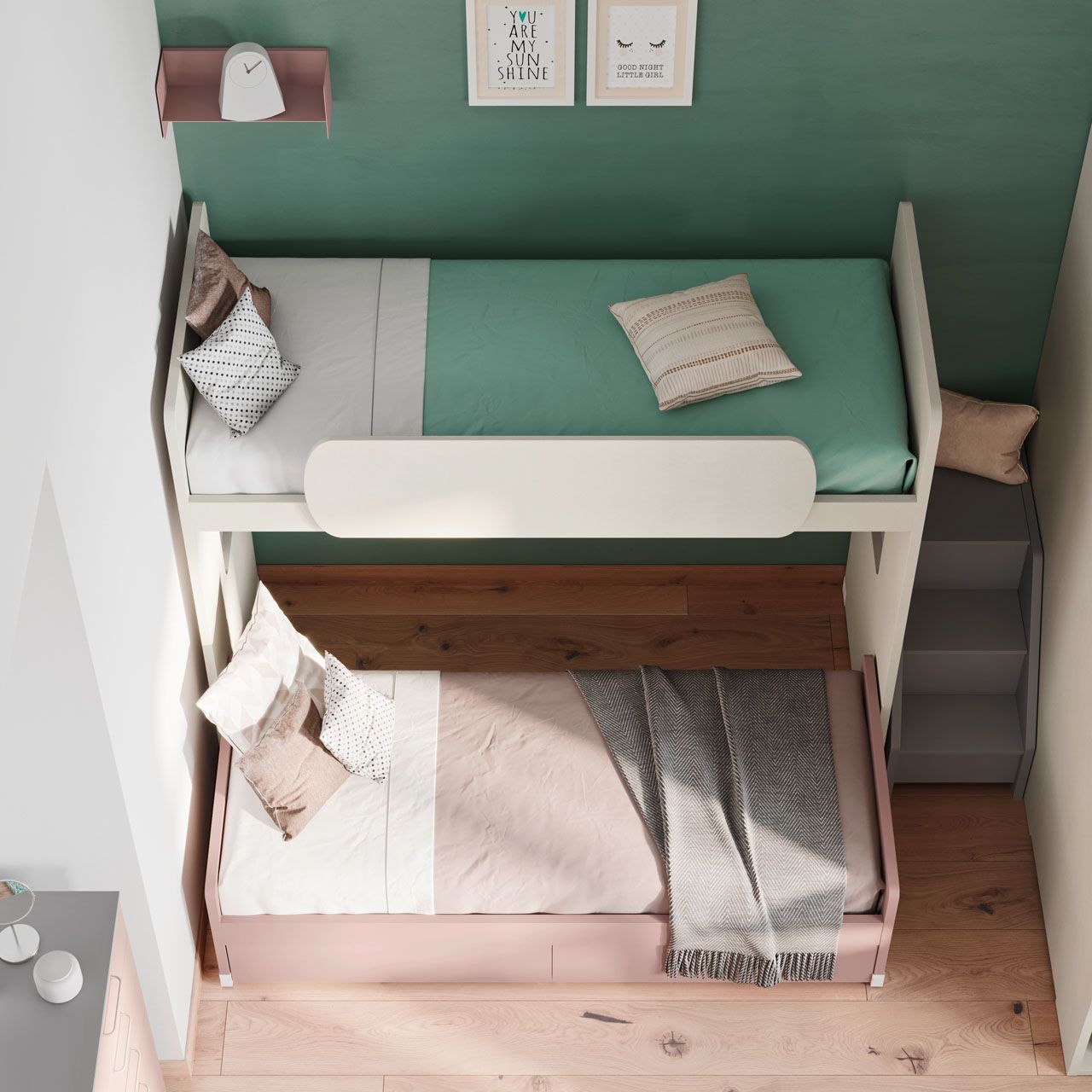 Immagine di una cameretta Mistral, composizione 53