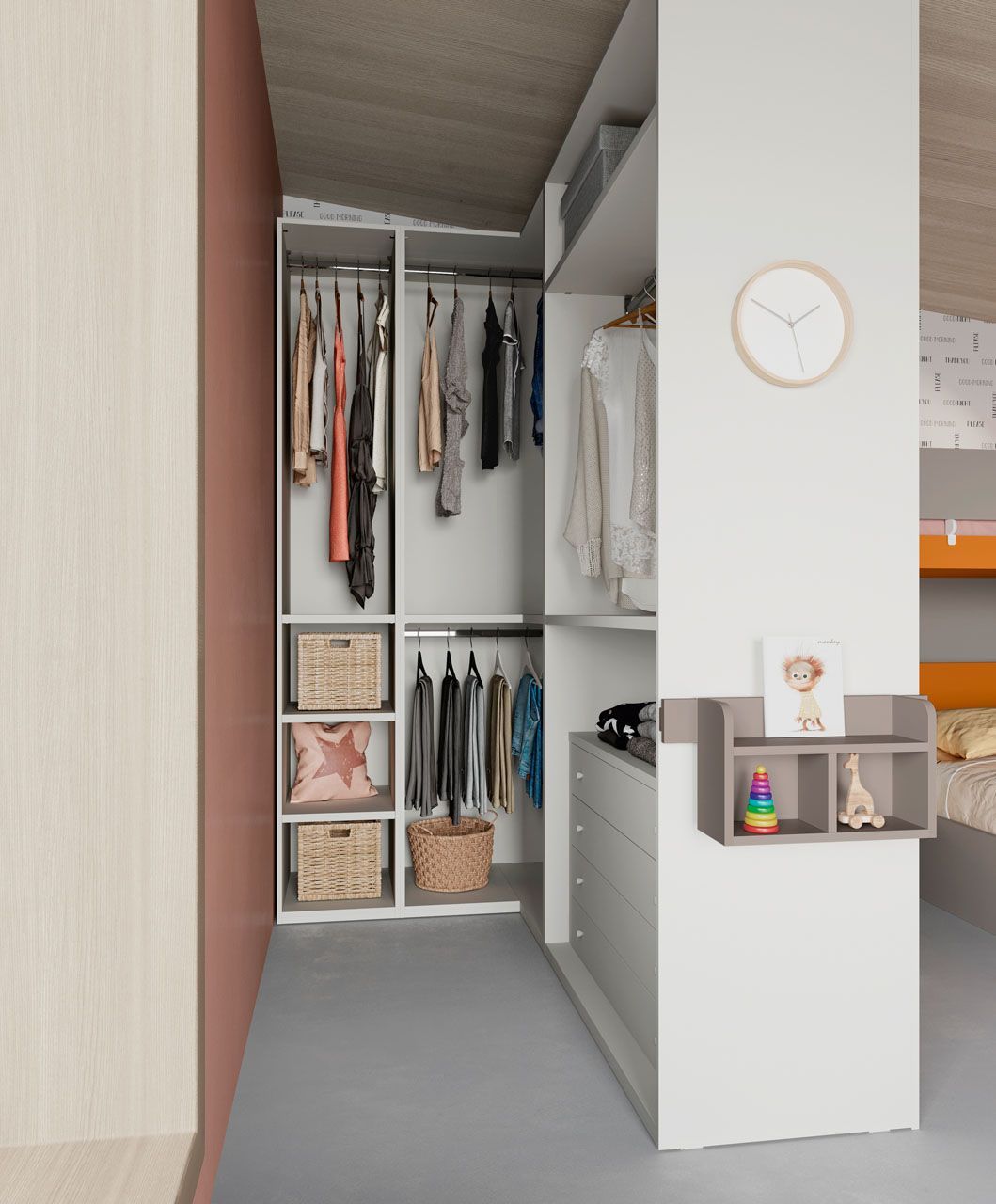 Immagine di una cameretta Mistral, composizione 55