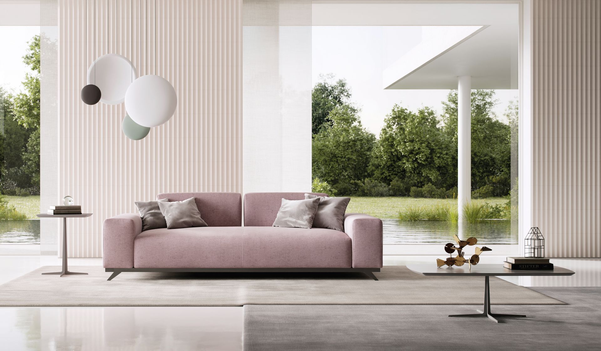 Immagine di un divano Newton di Doimo Salotti