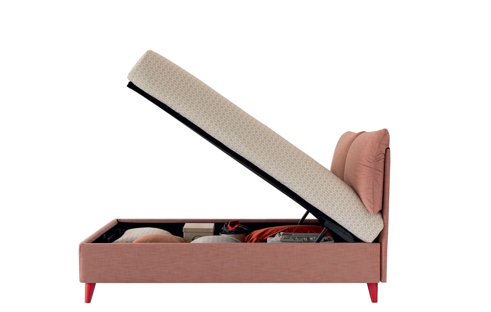 Immagine di un letto matrimoniale Plissè di Oggioni