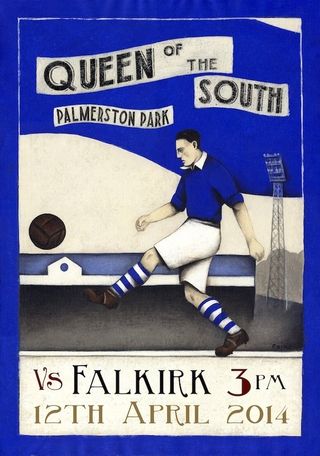 Queen of the South v Falkirk at Palmerston Park April 12th 2014