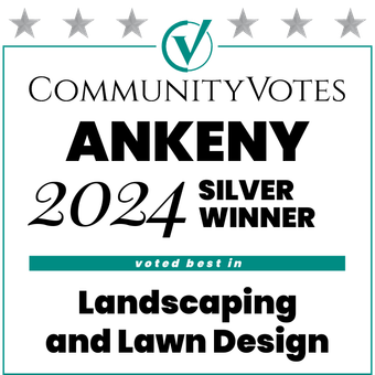 Community votes ankeny silver winner 2024 voted best in landscaping and lawn design