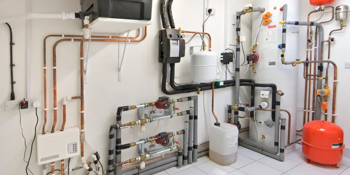 how to clean central heating system