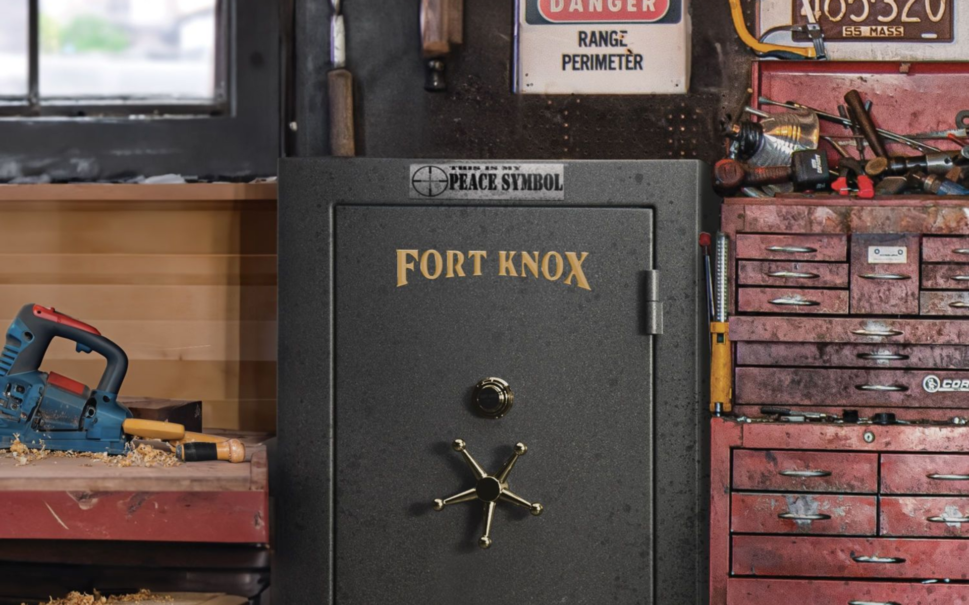 safe in a garage