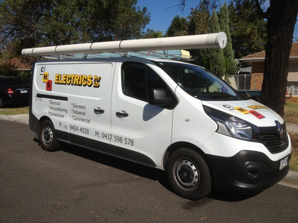 CMS Electrics branded service van