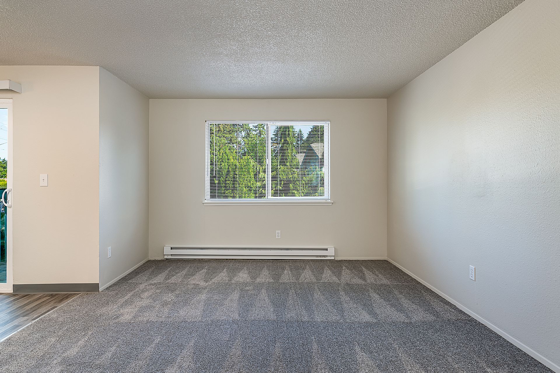 Photo showing the depth of the living room