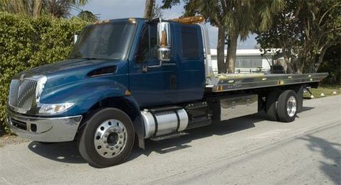 Heavy Duty —  Big Rig Truck Tows a Broken Semi Truck in Ypsilanti, MI