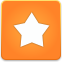 An orange square with a white star on it.