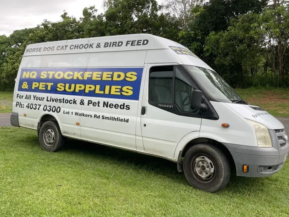 White Van — NQ Stockfeeds & Farm Supplies In Yorkeys Knob, QLD