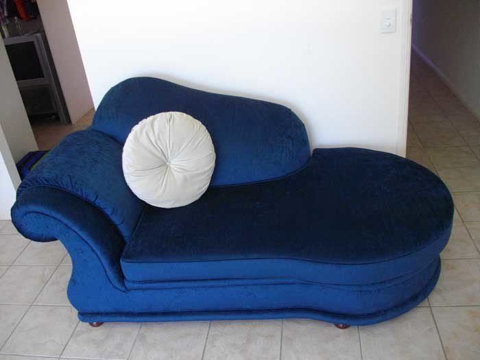 reupholstered sofa seat