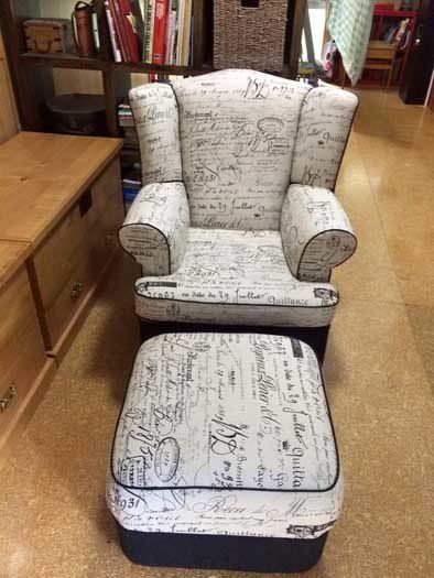 top view of reupholstered sofa seat