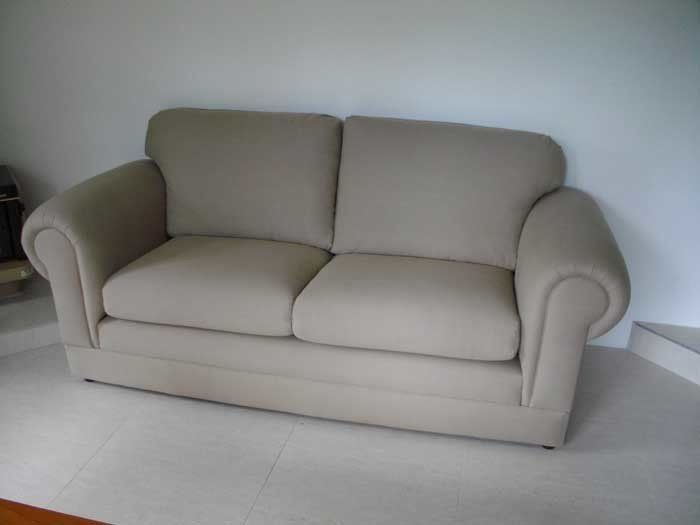 upholstered sofa