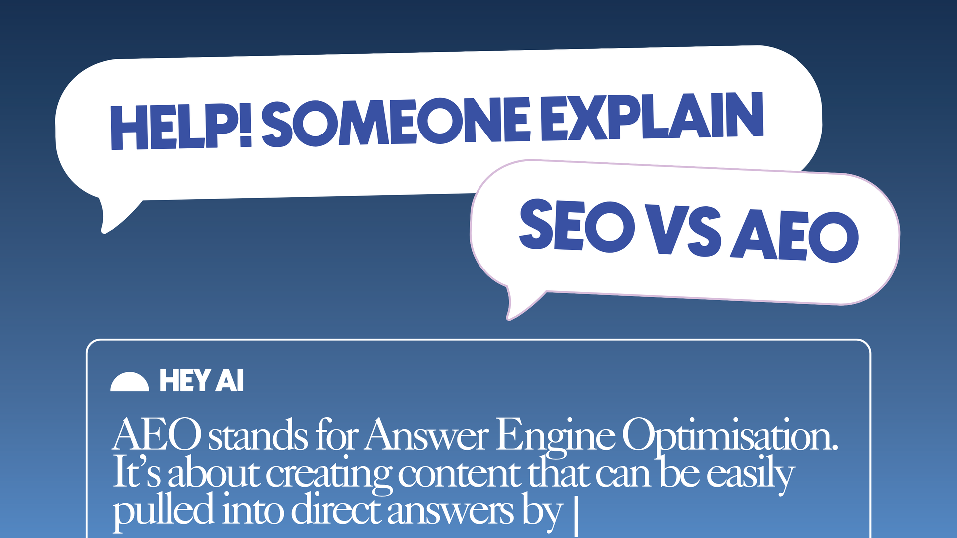 AEO vs SEO