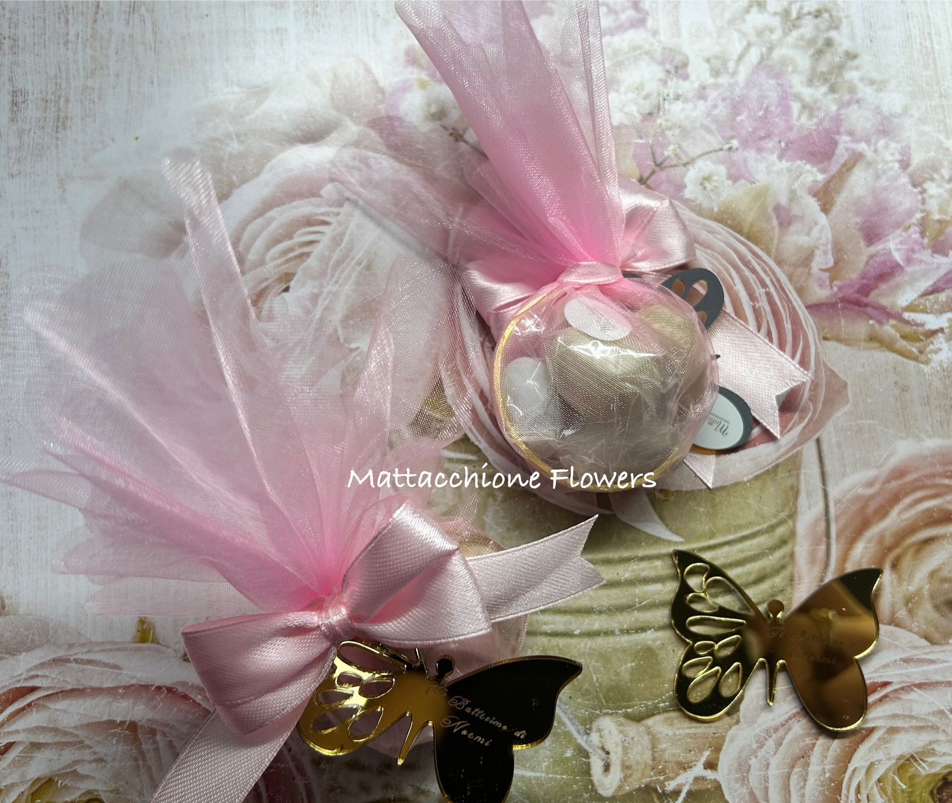 segnaposto e confettate