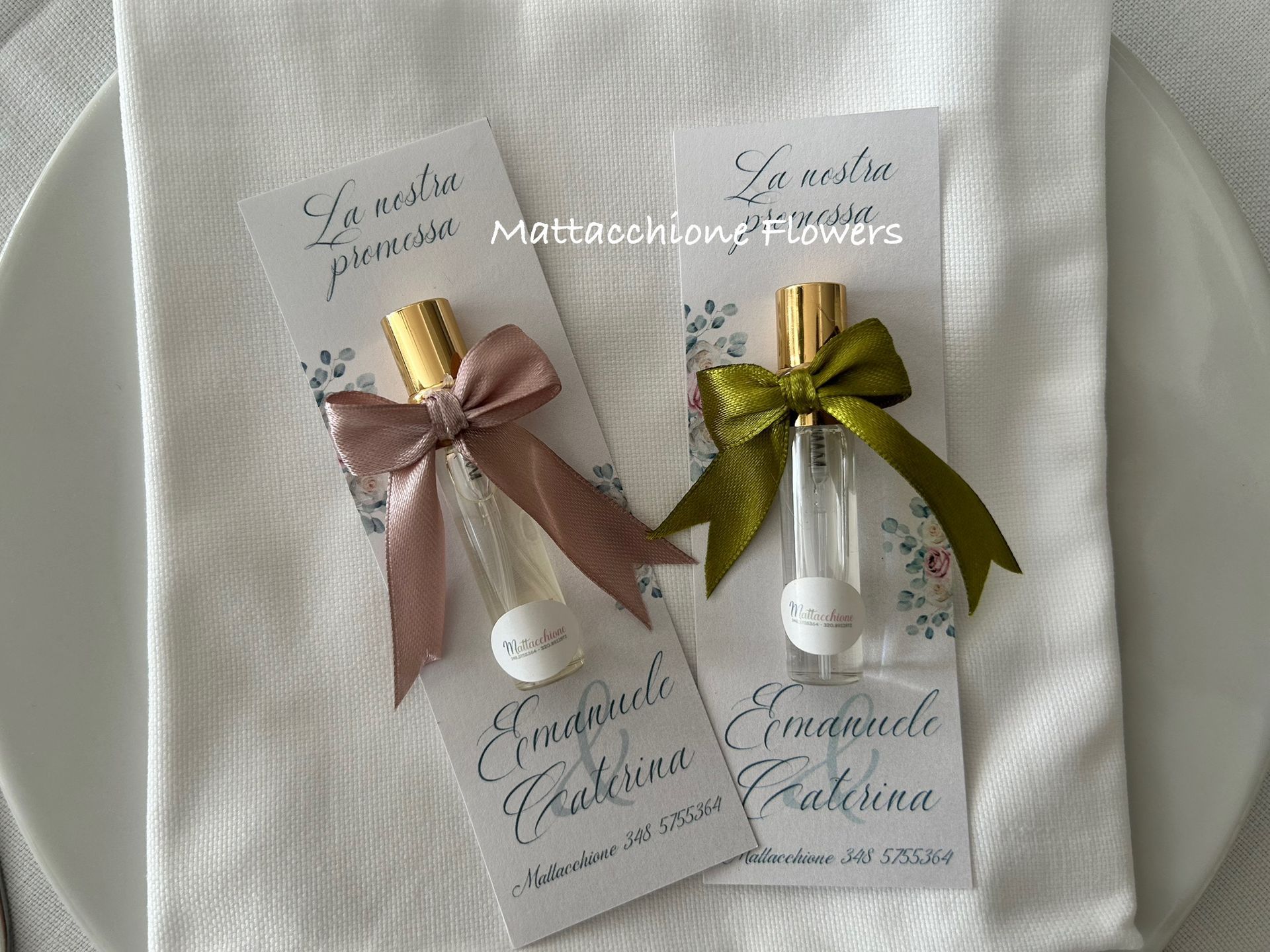 segnaposto e confettate