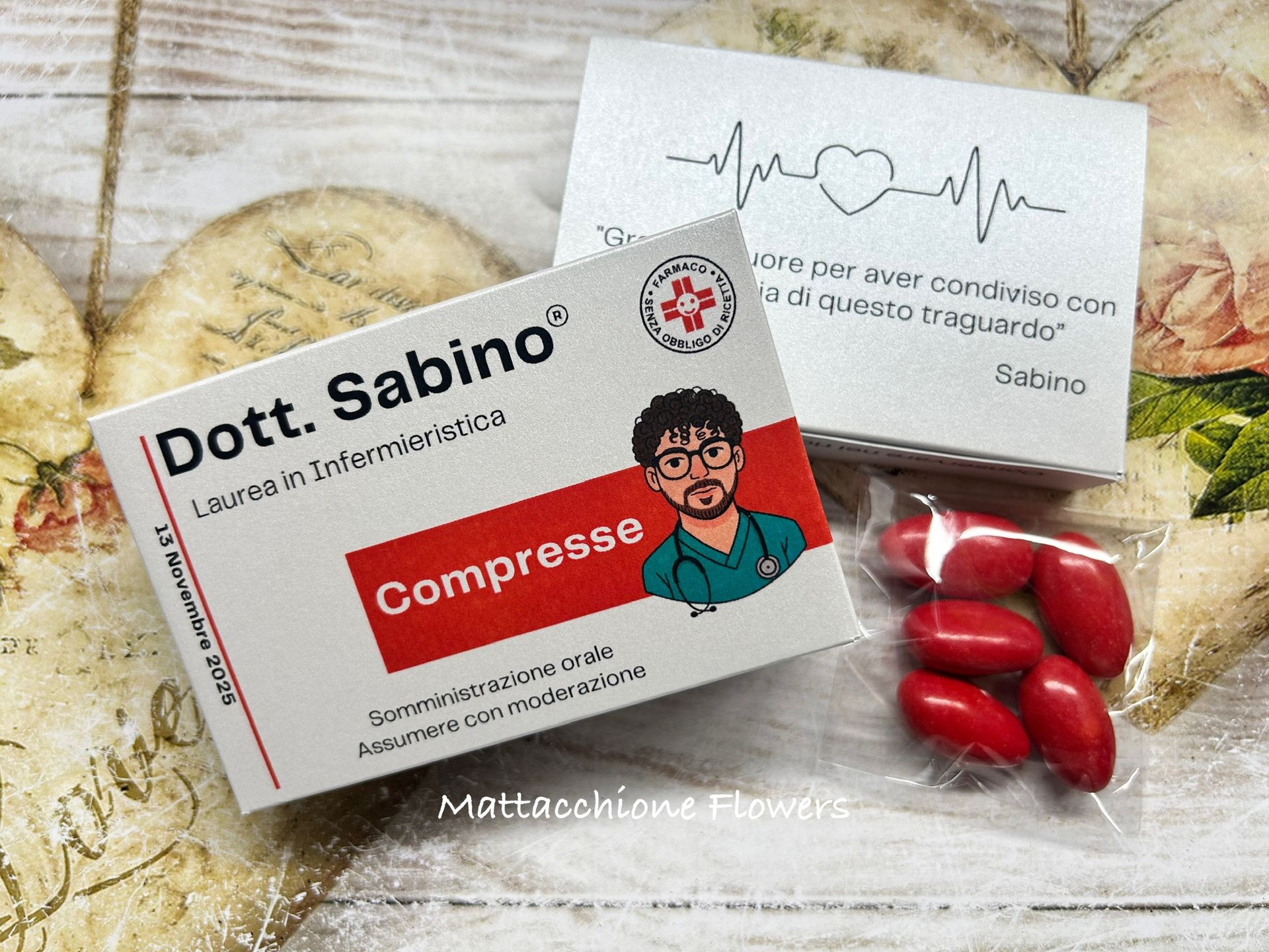 segnaposto e confettate