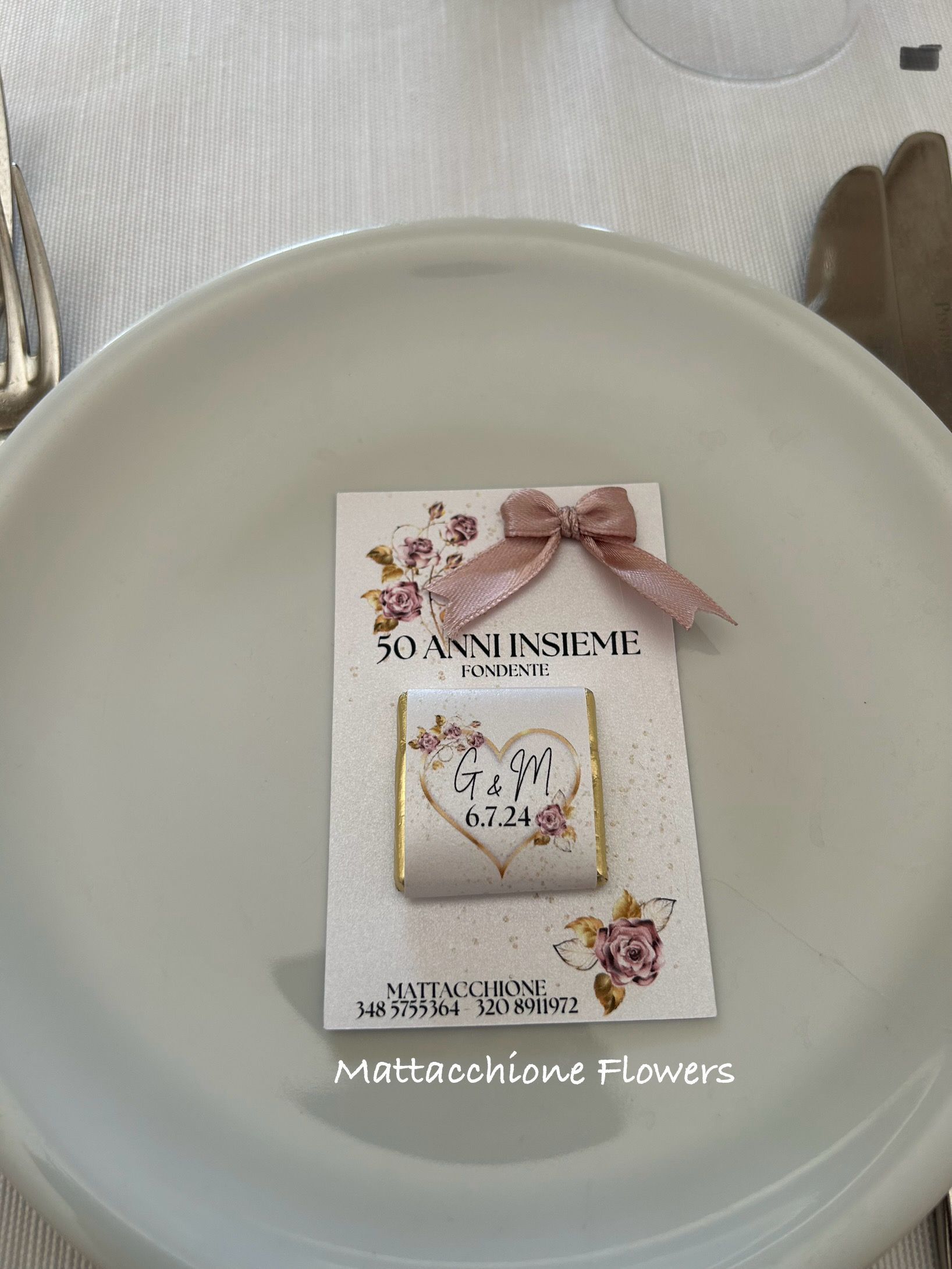 segnaposto e confettate