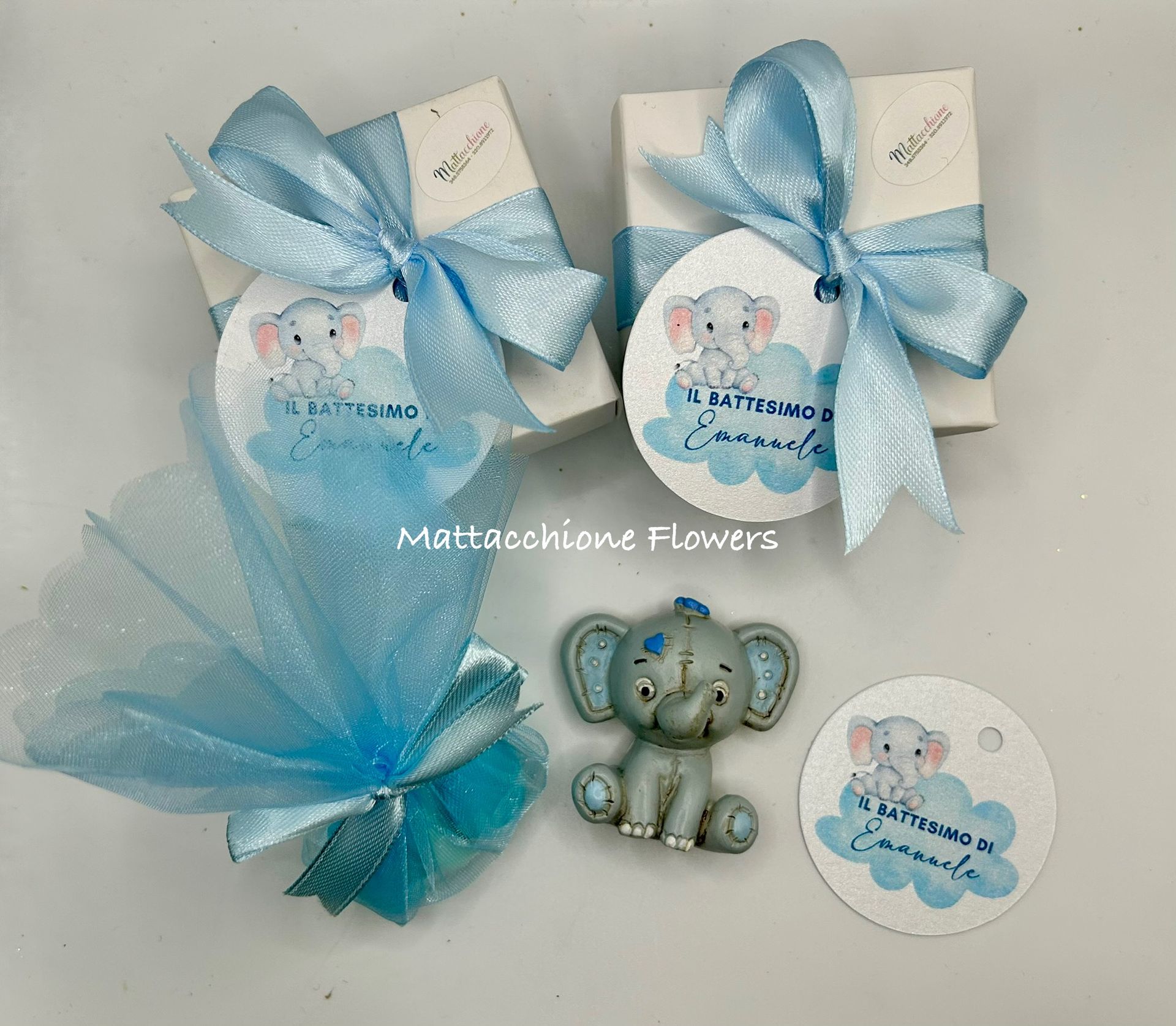 segnaposto e confettate