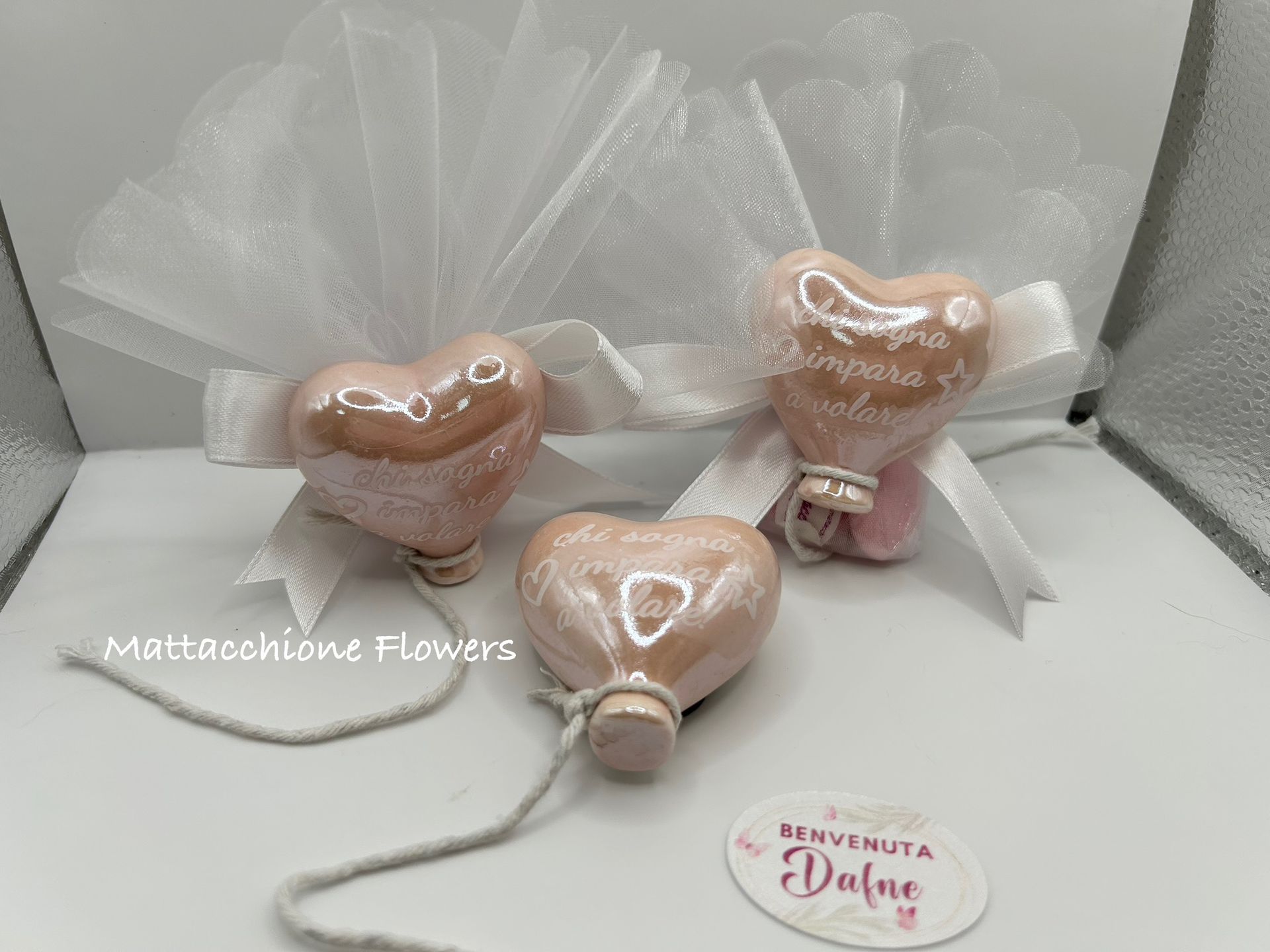 segnaposto e confettate