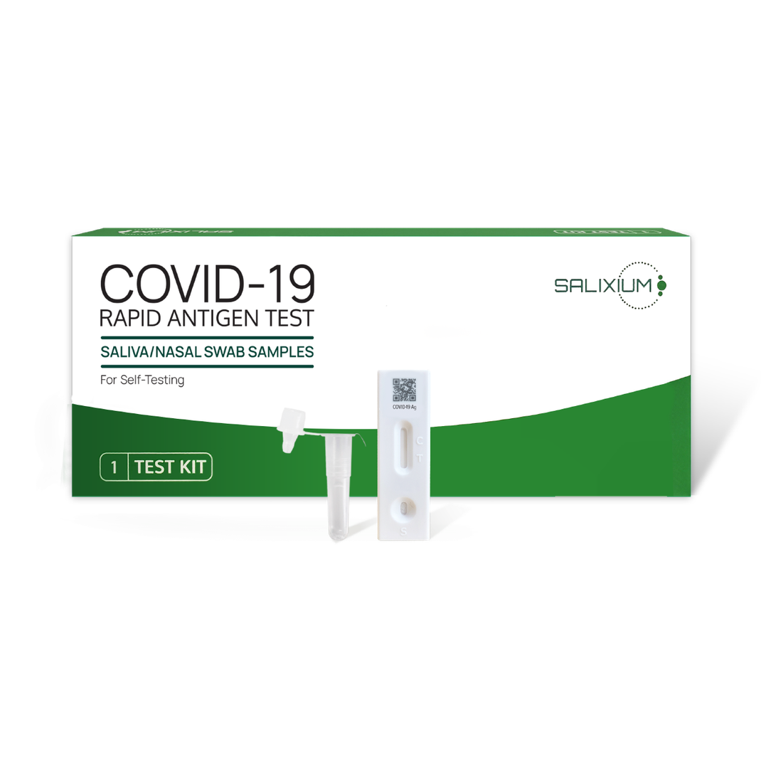 Covid-19 rapid antigen test saliva nasal swab sampler