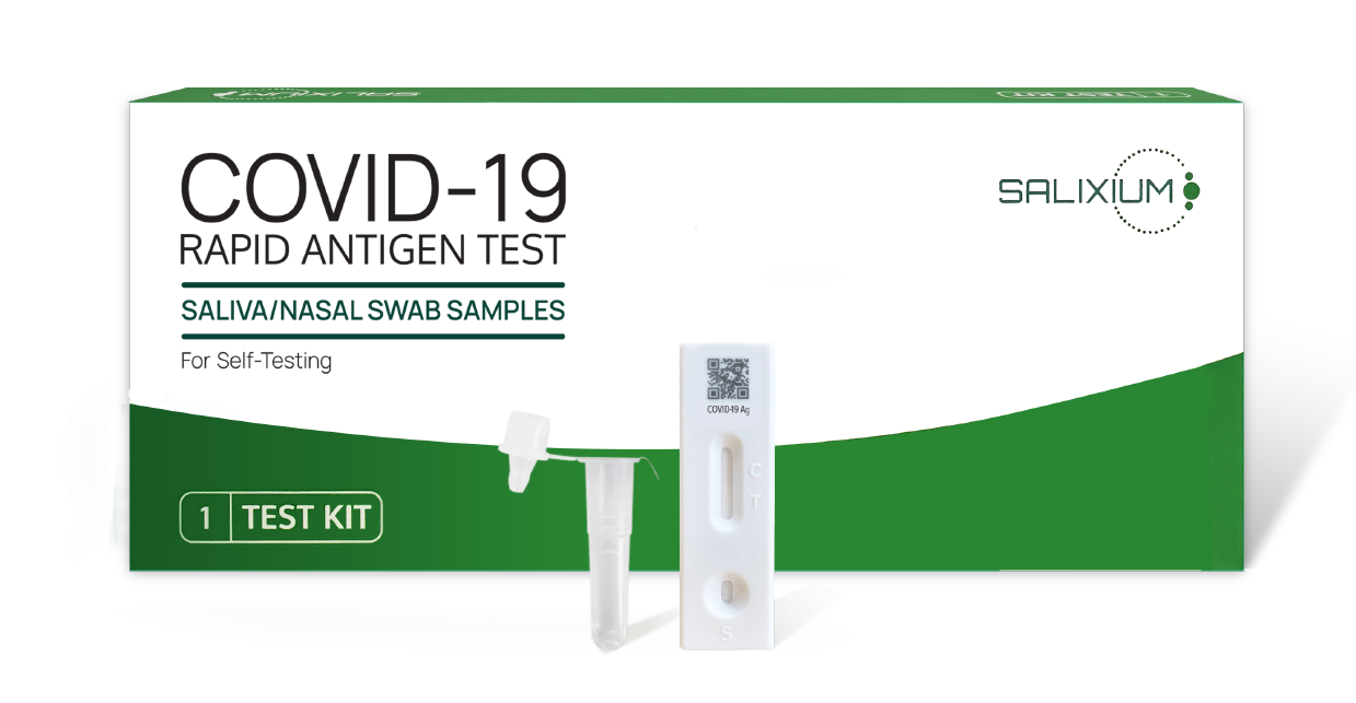 Covid-19 rapid antigen test saliva nasal swab sampler