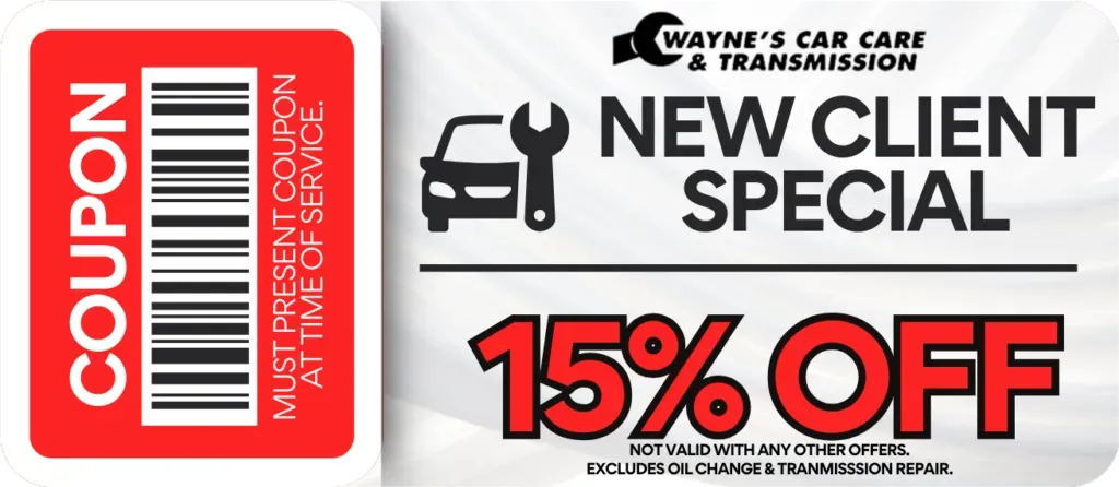 Coupon | Wayne's Car Care & Transmission