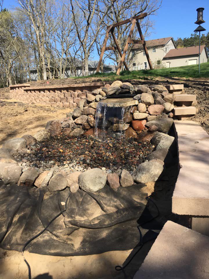 Stone Retaining Walls — Prineton, MN — Legacy Landscaping and Irrigation